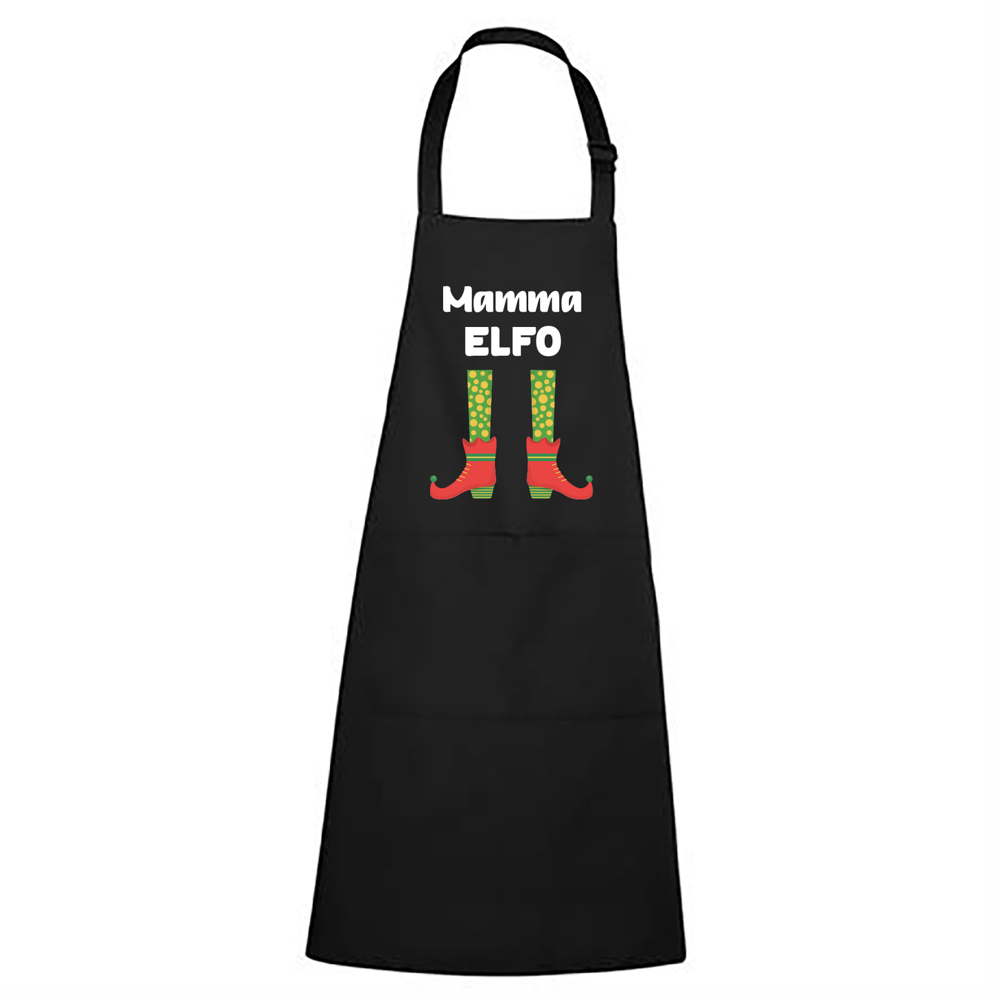 Mamma elfo - Grembiule da Cucina Natalizio