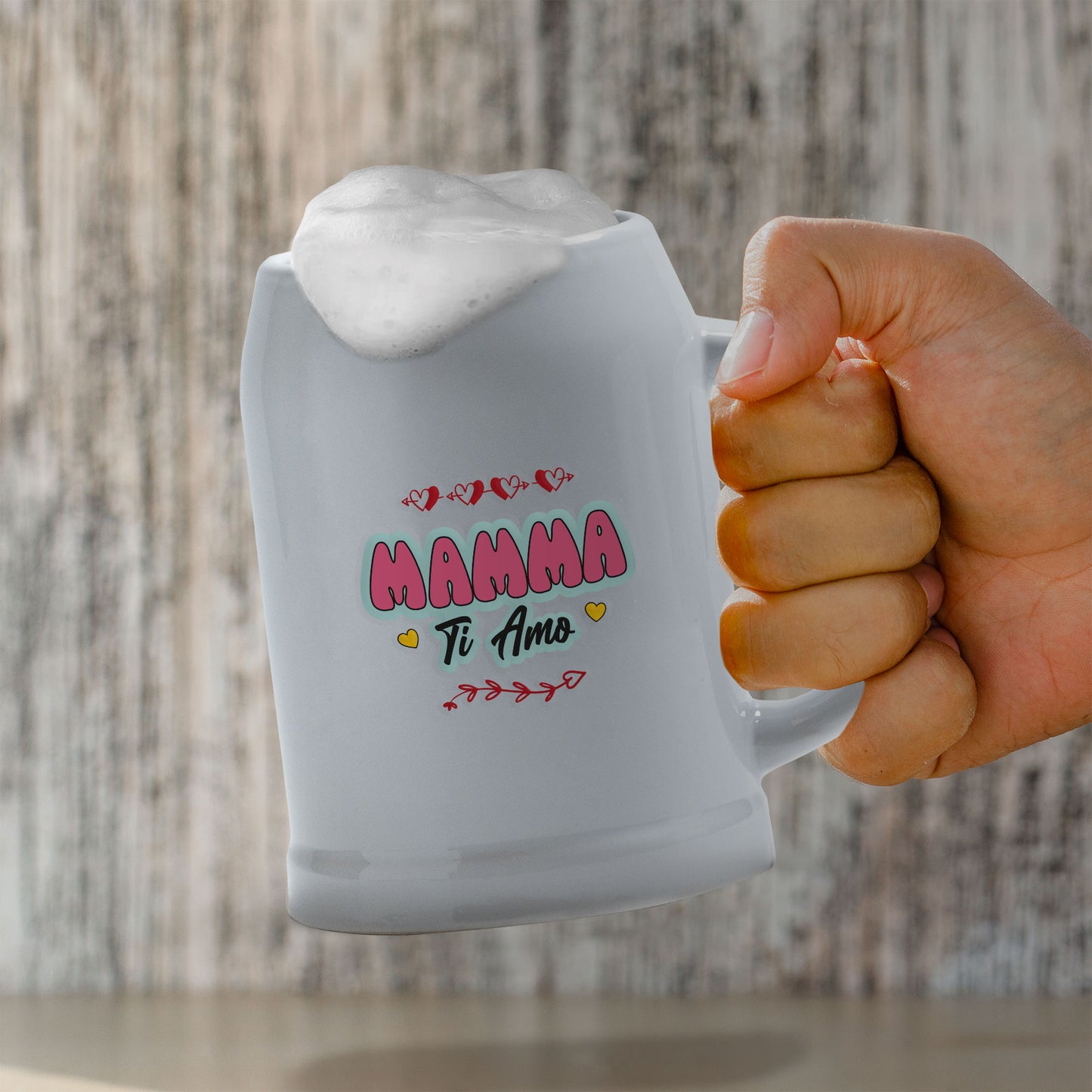 Mamma ti amo - Caraffa in ceramica