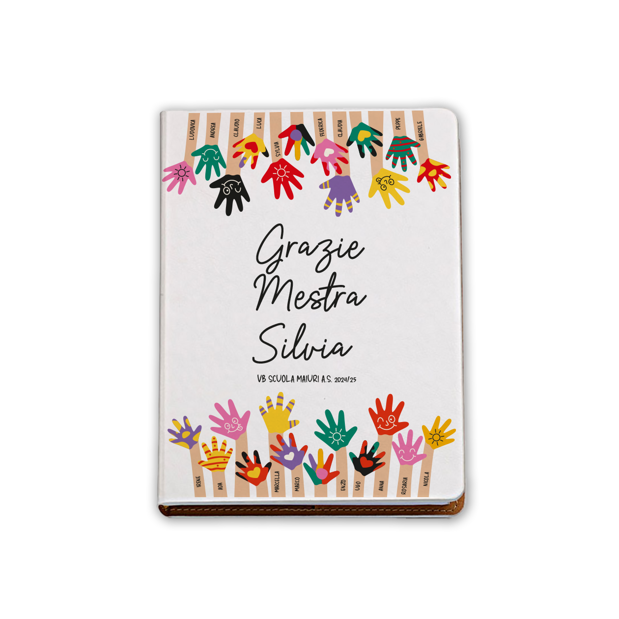 Grazie maestra - Block Notes personalizzato