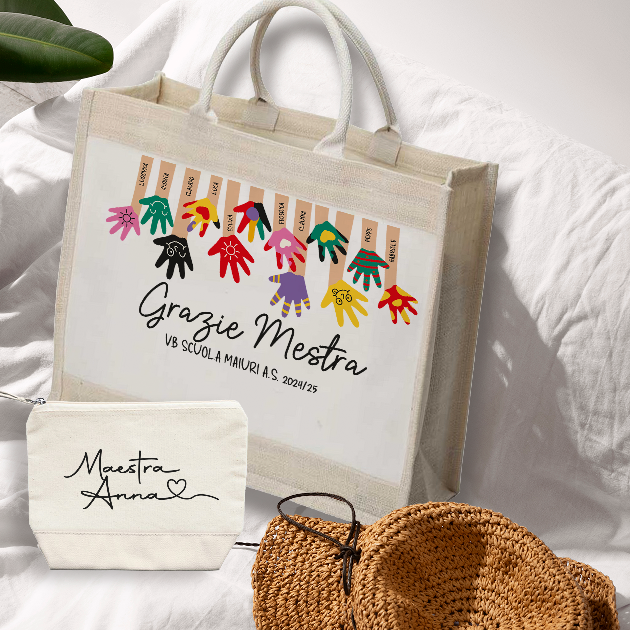 Grazie Maestra - Borsa mare & Pochette - Combo