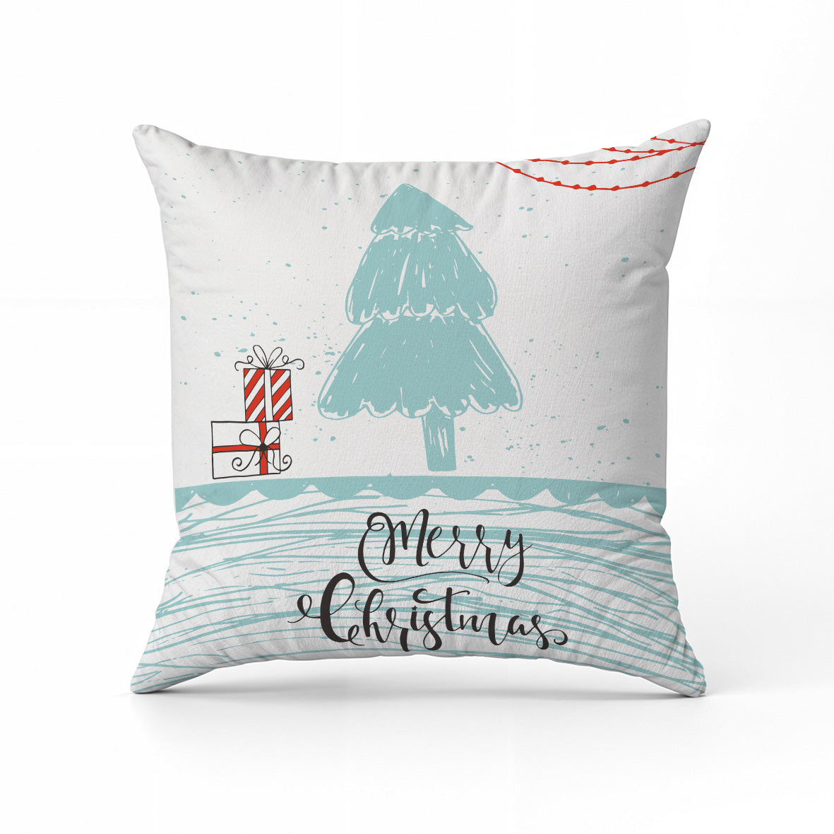 Merry Christmas - Cuscino Personalizzato - idea regalo Natale
