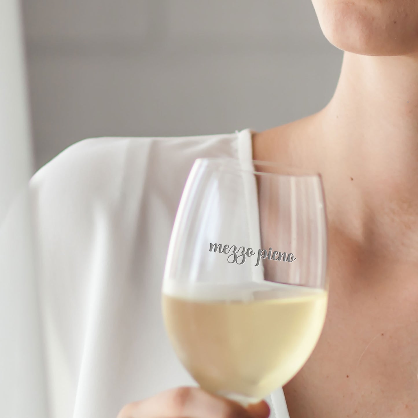 Mezzo pieno - Calice da Vino