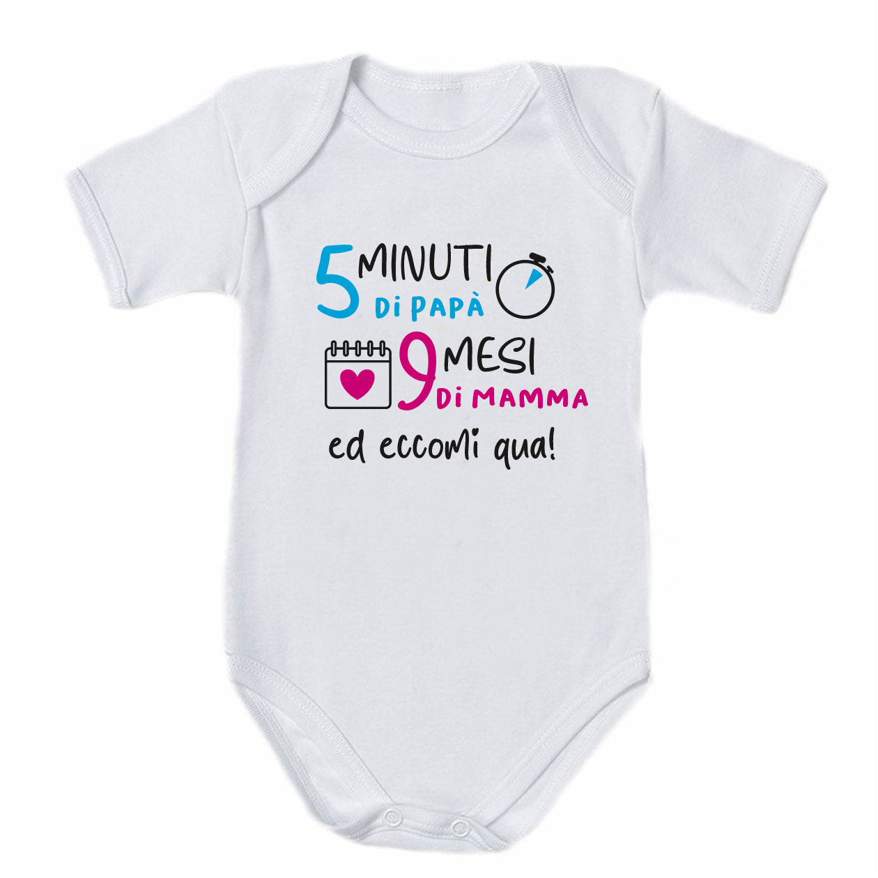 Eccomi qua - Tutina neonato - body