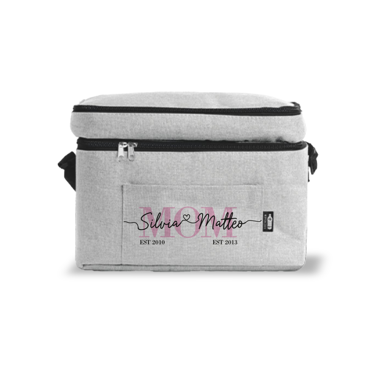 Mom - Borsa termica XL - personalizzata con nomi e date