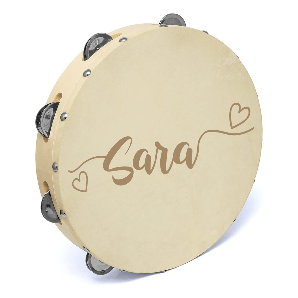 Names Hearts - Set da 10 Tamburelli - personalizzati con nomi