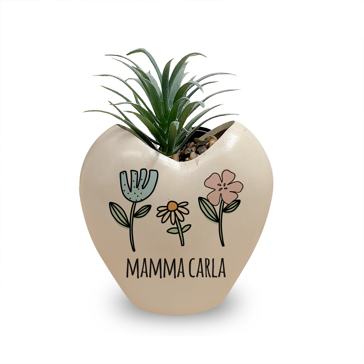 Mamma flowers - Piantina con vaso - personalizzata con nome