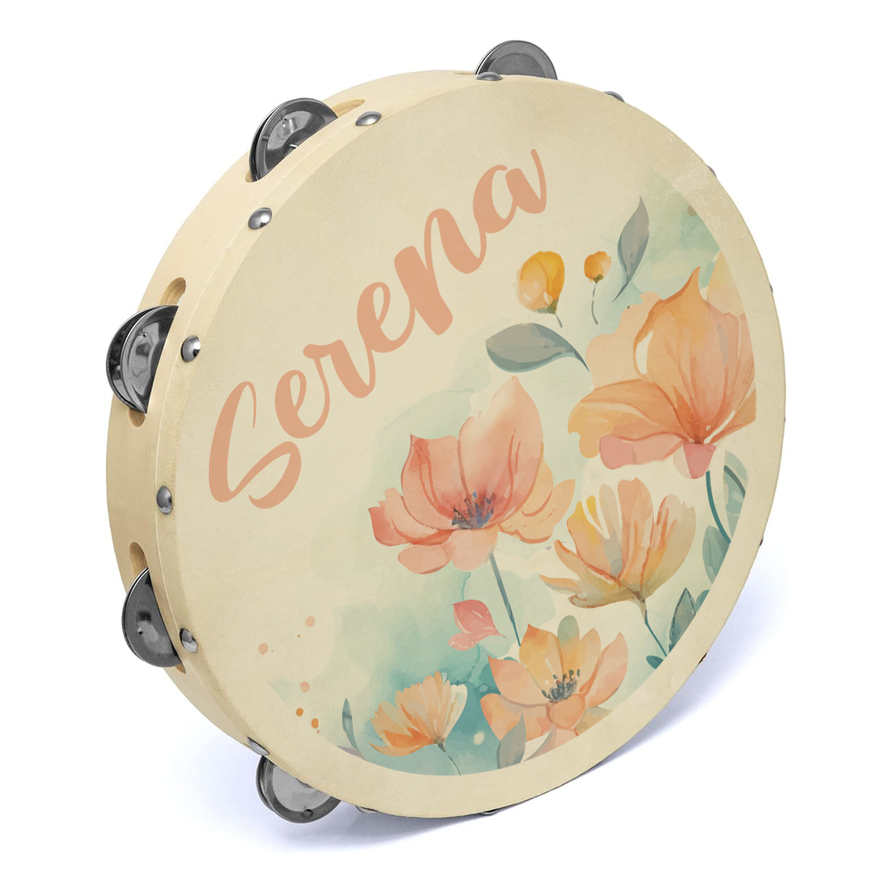 Pink Name - Set da 10 Tamburelli - personalizzati con nomi