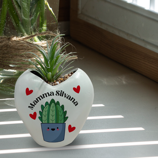 Mamma Plant - Piantina con vaso - personalizzata con nome
