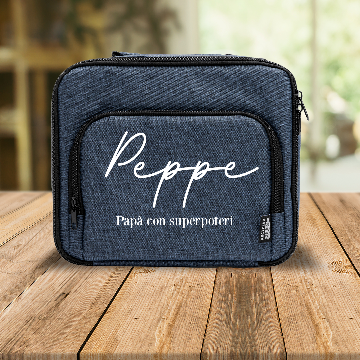 Papà con superpoteri - Borsa termica - personalizzata con nome