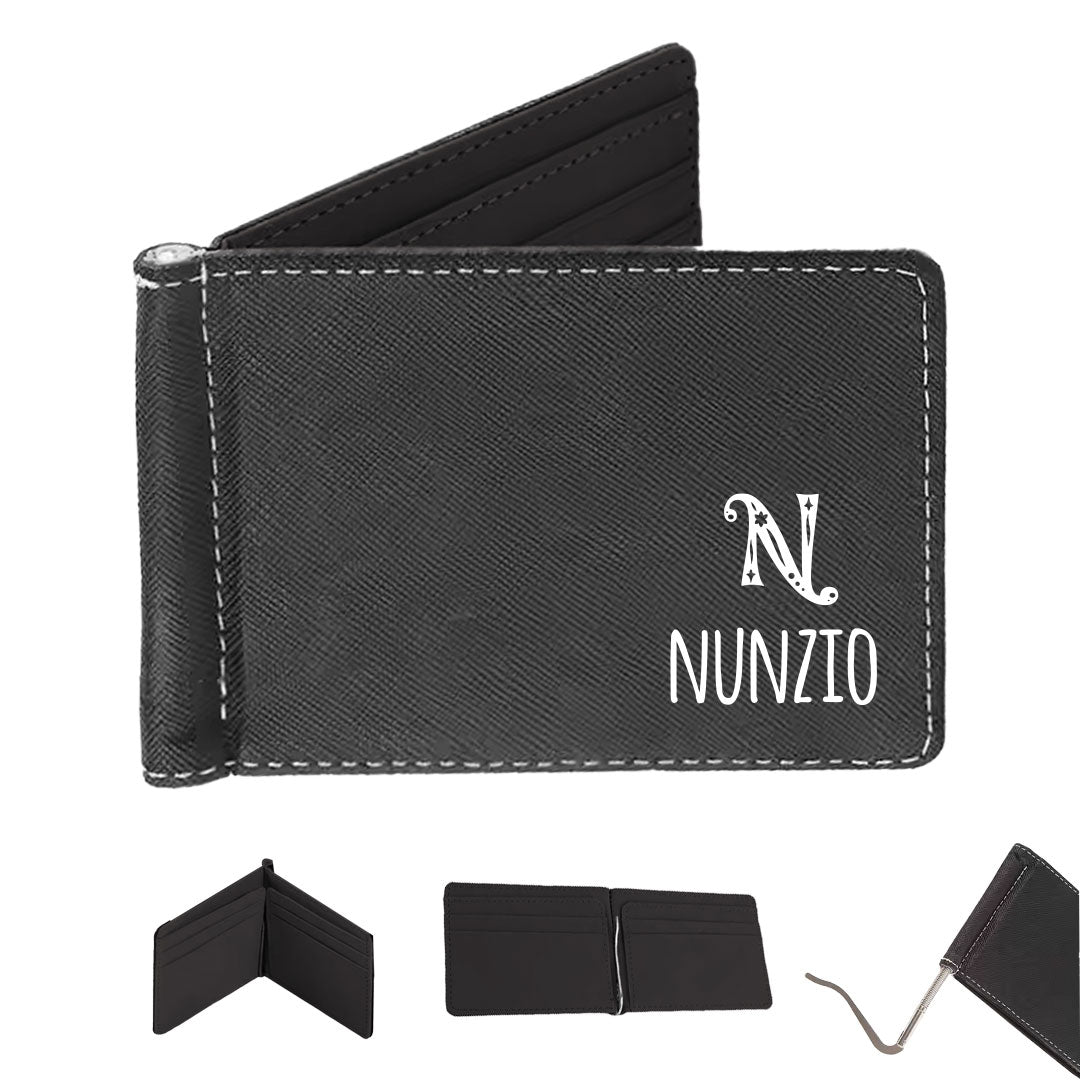 Star Name - Portafoglio in pelle sintetica - personalizzato con nome