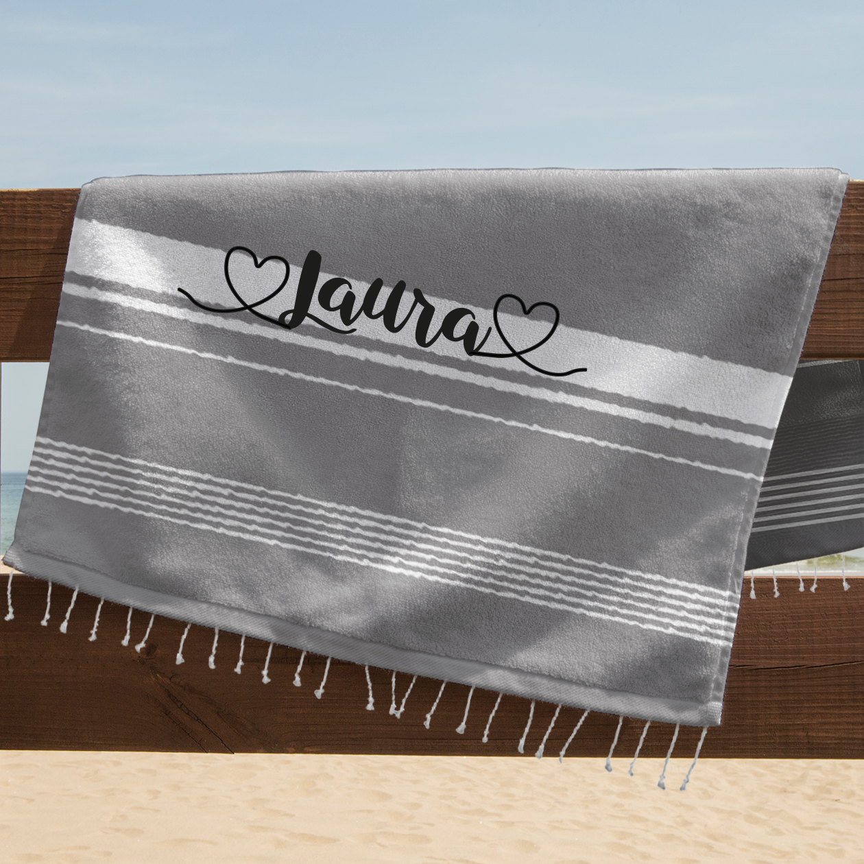 Love Name - Telo Mare personalizzato con nome
