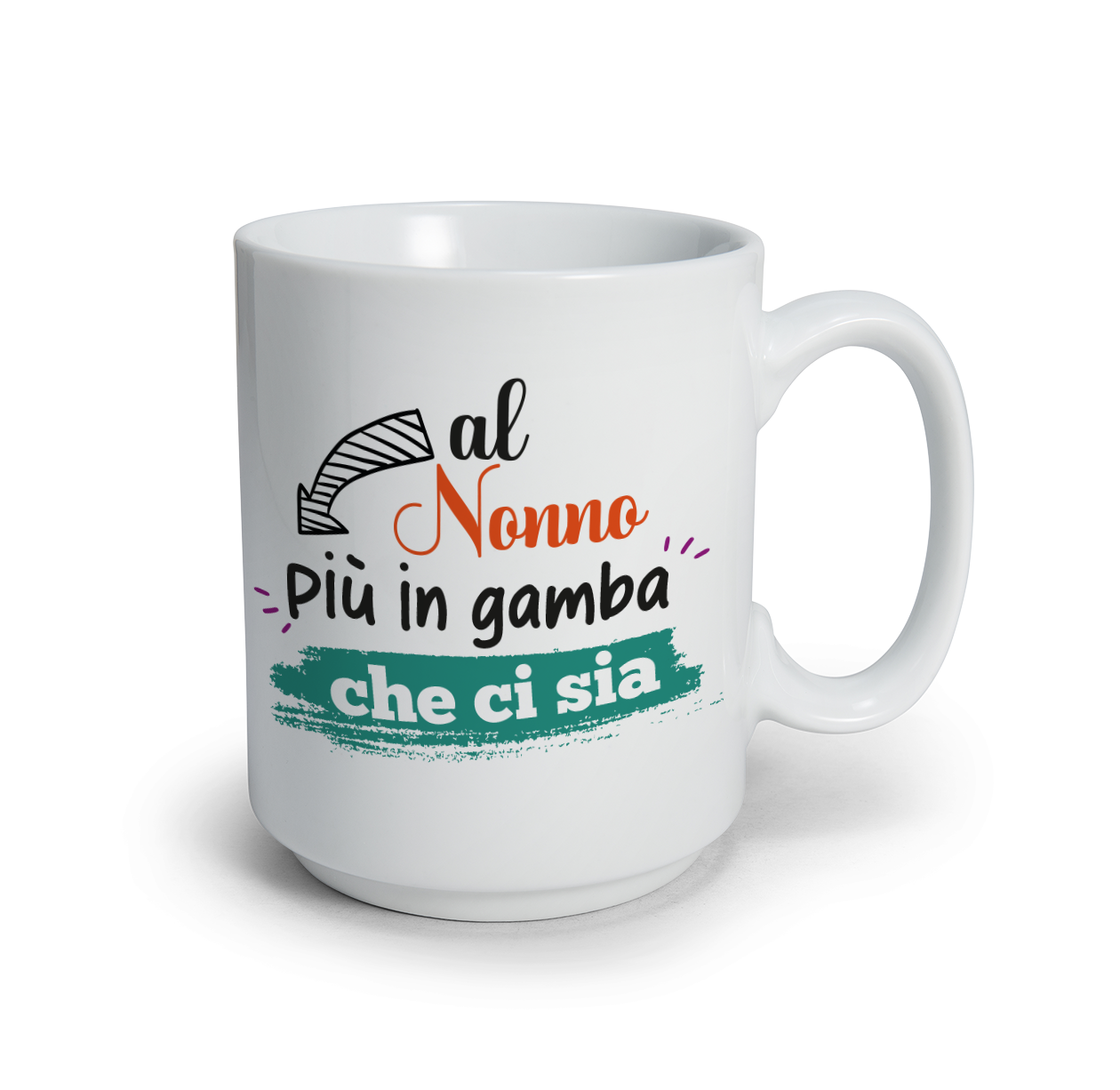 Al nonno più in gamba che ci sia - Tazza mug