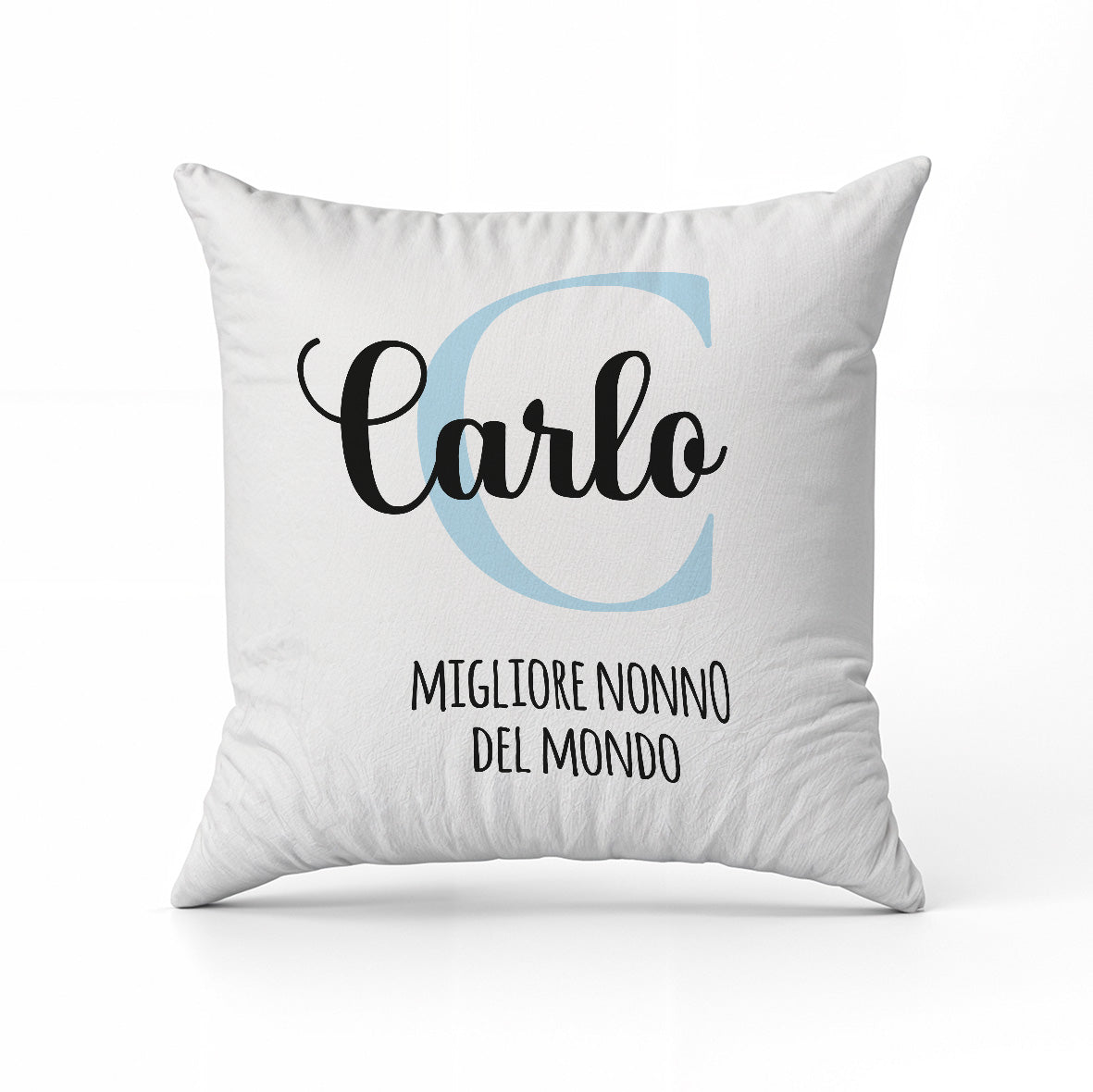 Migliore nonno del mondo - Cuscino - personalizzato con nome