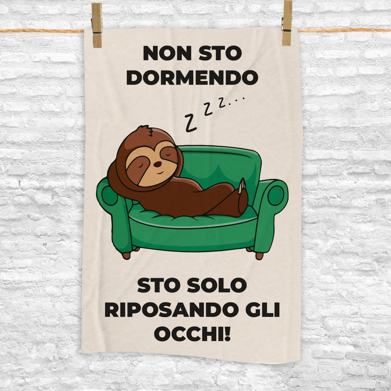 Sto solo riposando gli occhi - coperta Idea Regalo Festa del Papà