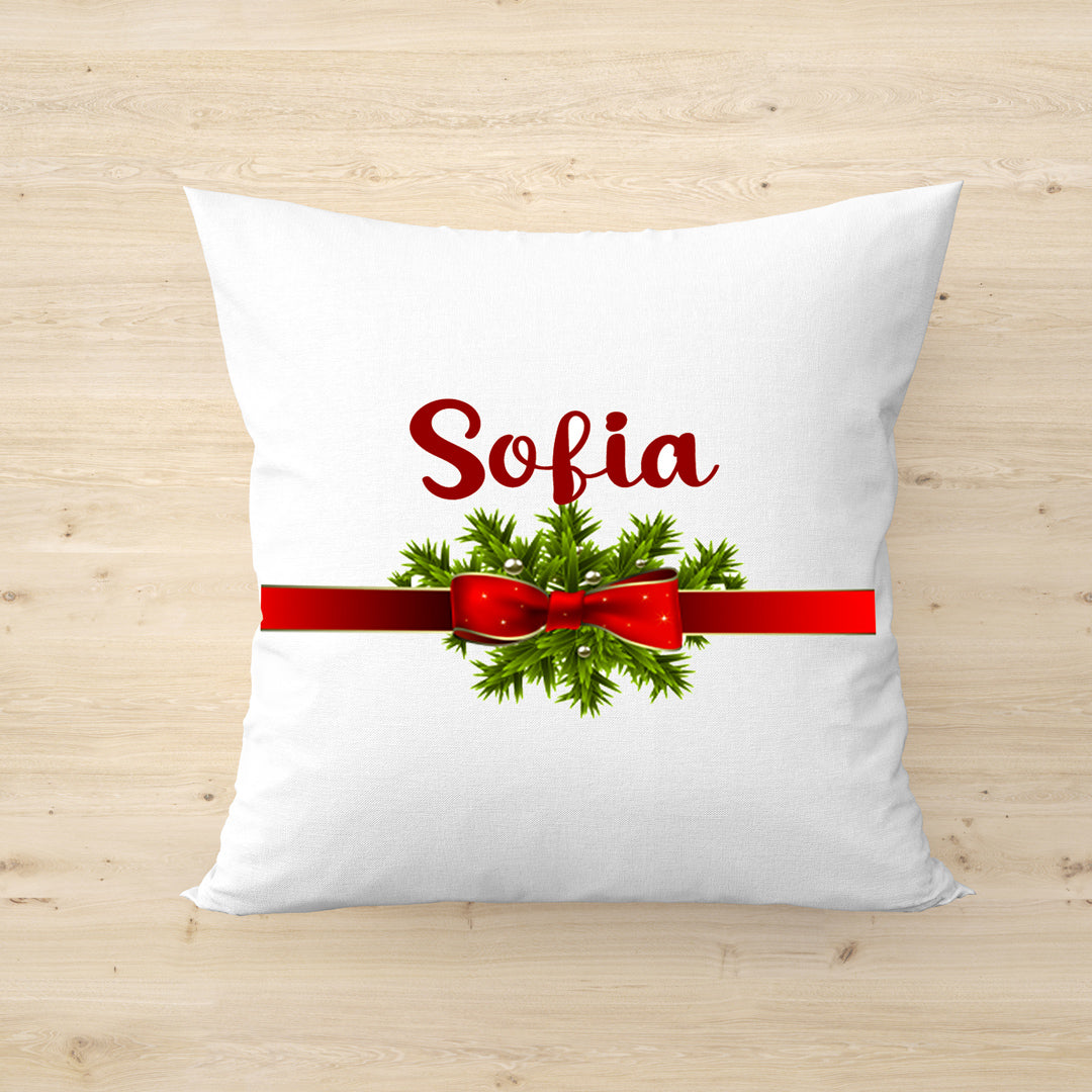 Christmas Name - Cuscino personalizzato con nome - idea regalo natale