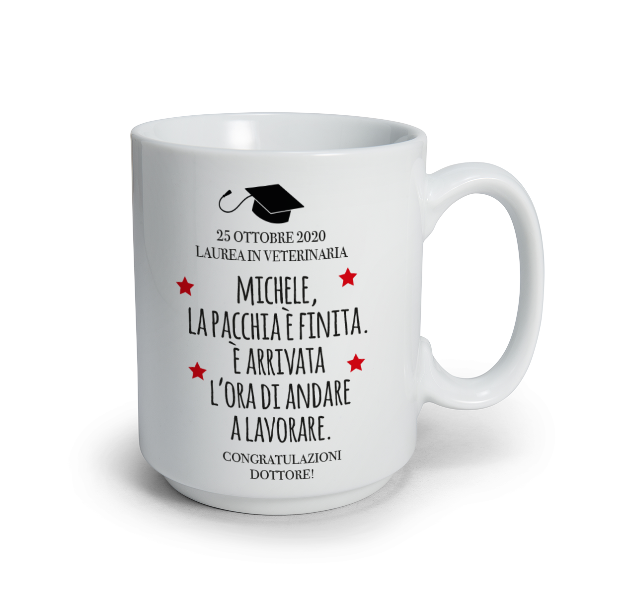 La pacchia è finita - Tazza mug - personalizzata