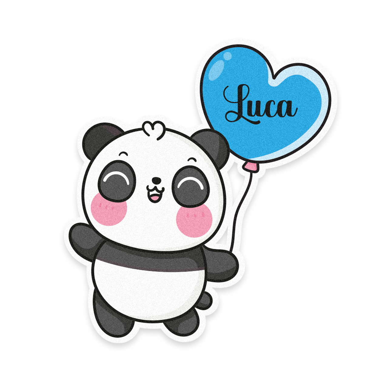 Panda - Tappeto Per Neonato - personalizzato con nome