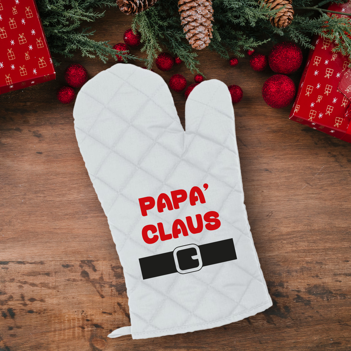 Papà Claus - Guanto da cucina