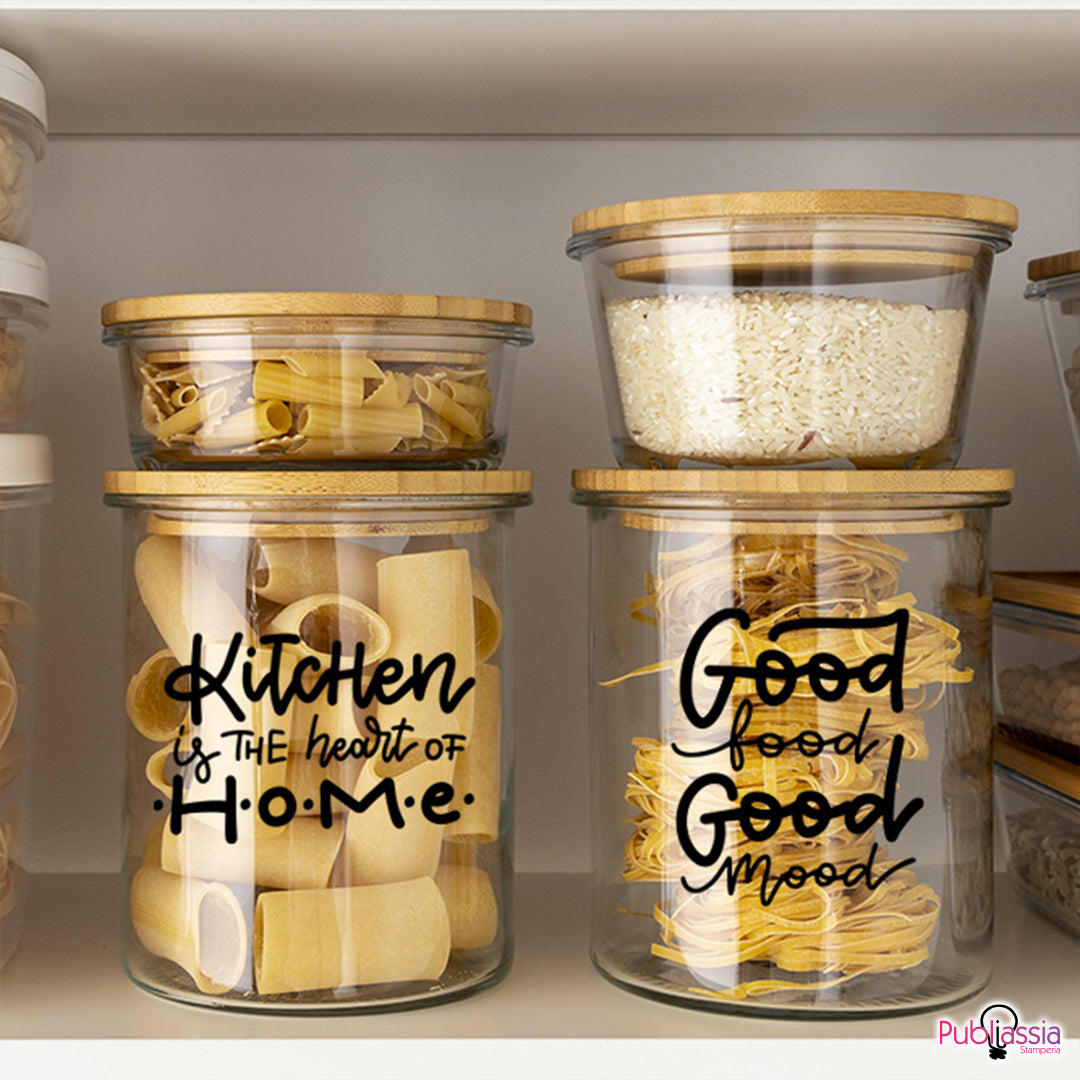 Good food - Set 2 barattoli salvafreschezza - borosilicato