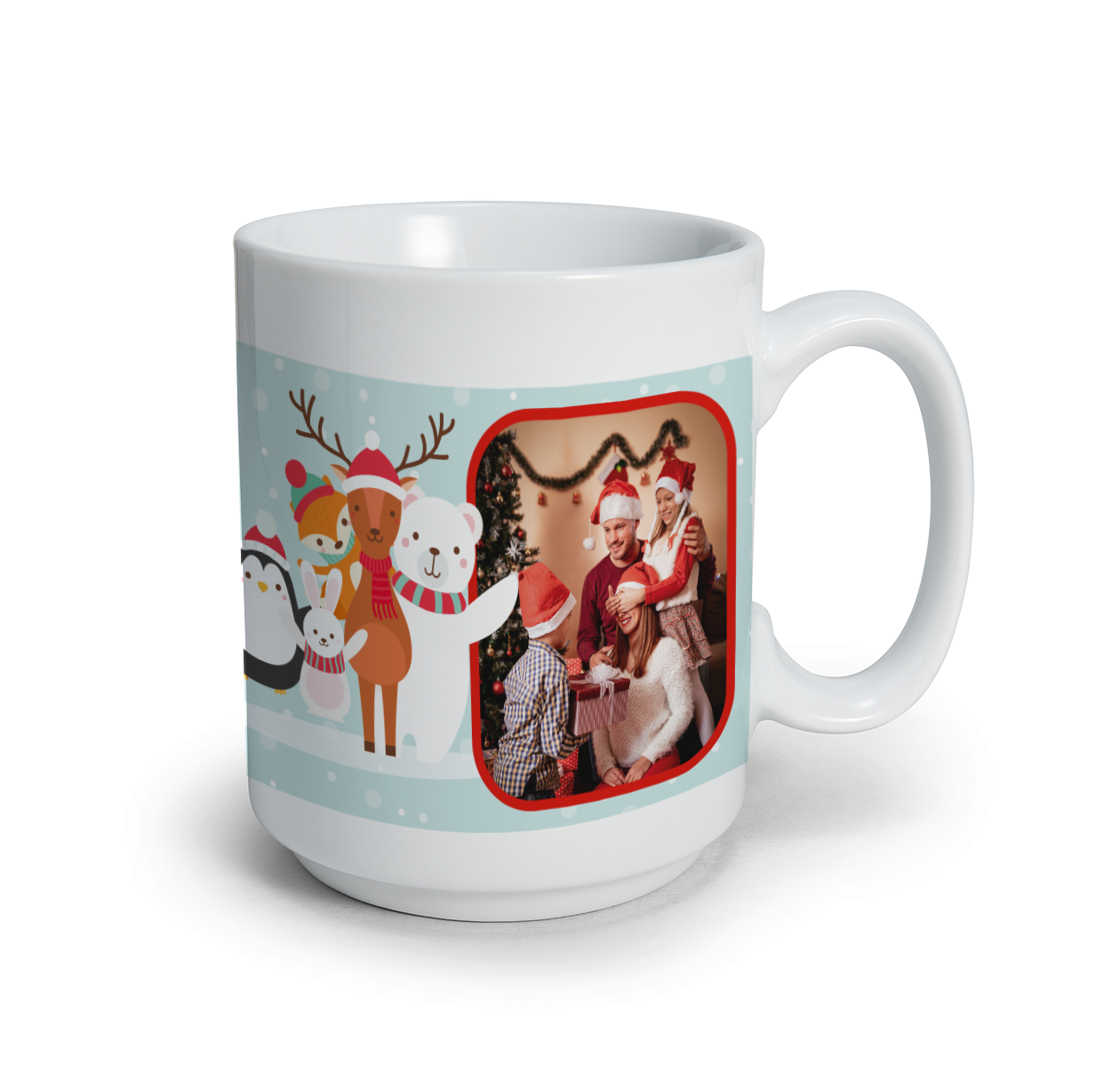 White Christmas - Tazza mug - idea regalo Natale - personalizzata con foto
