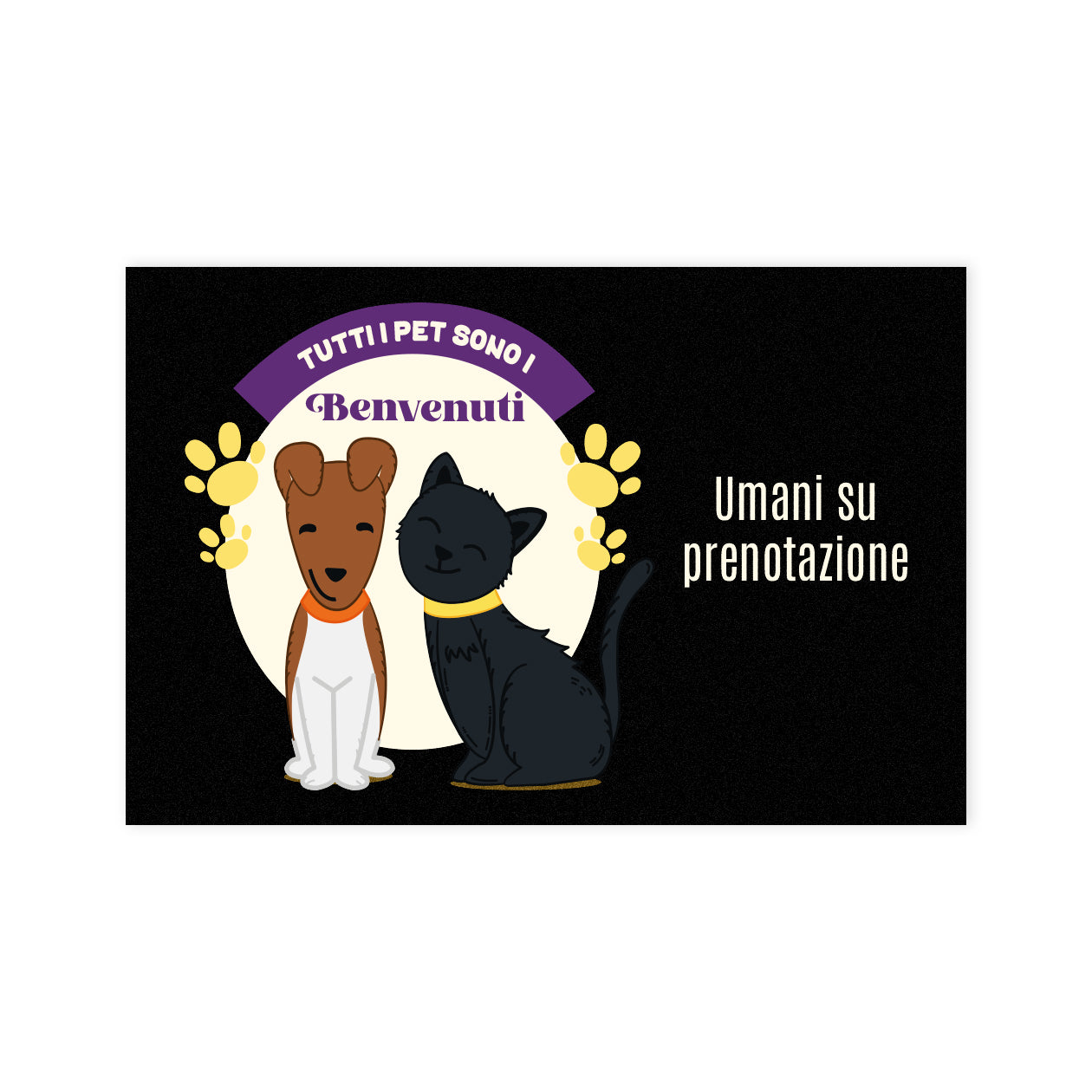 Tutti i pet sono i benvenuti, umani su prenotazione - Tappeto