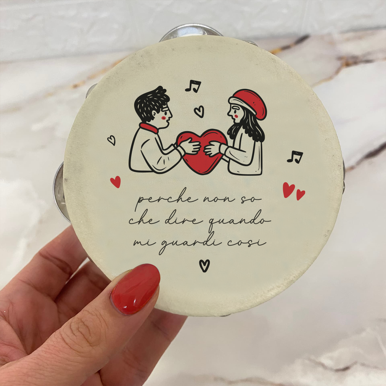 Quando mi guardi così - Set da 10 Tamburelli