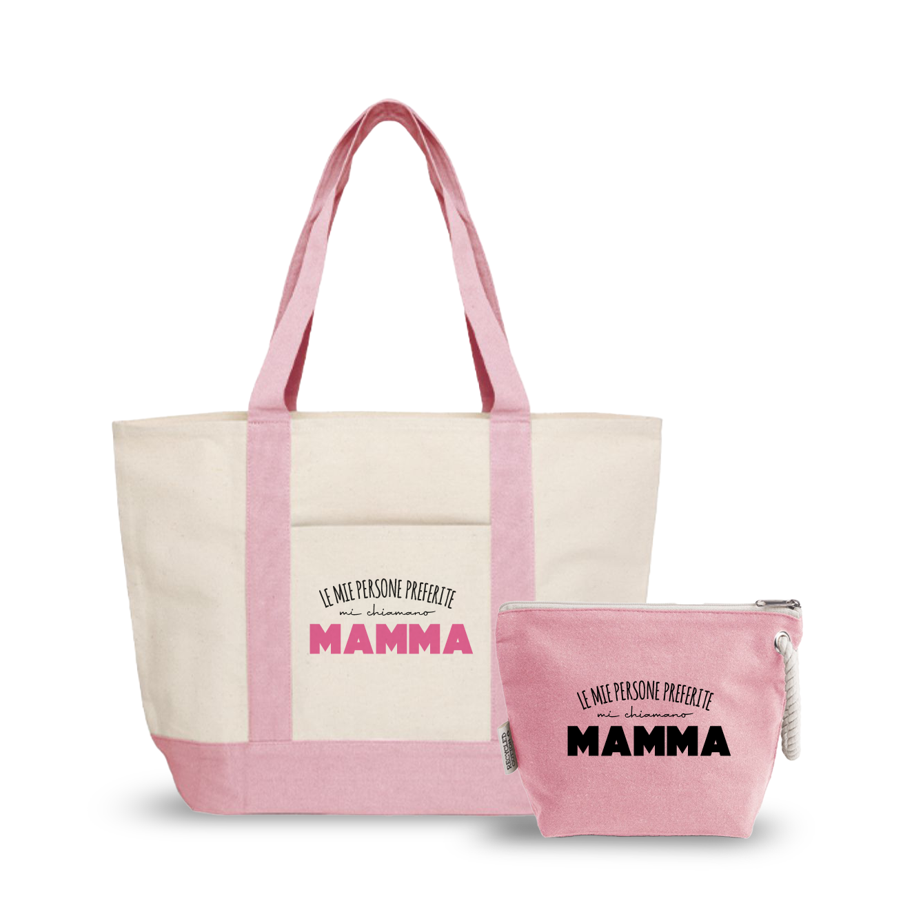Le mie persone preferite mi chiamano mamma - Borsa mare & Pochette - Combo
