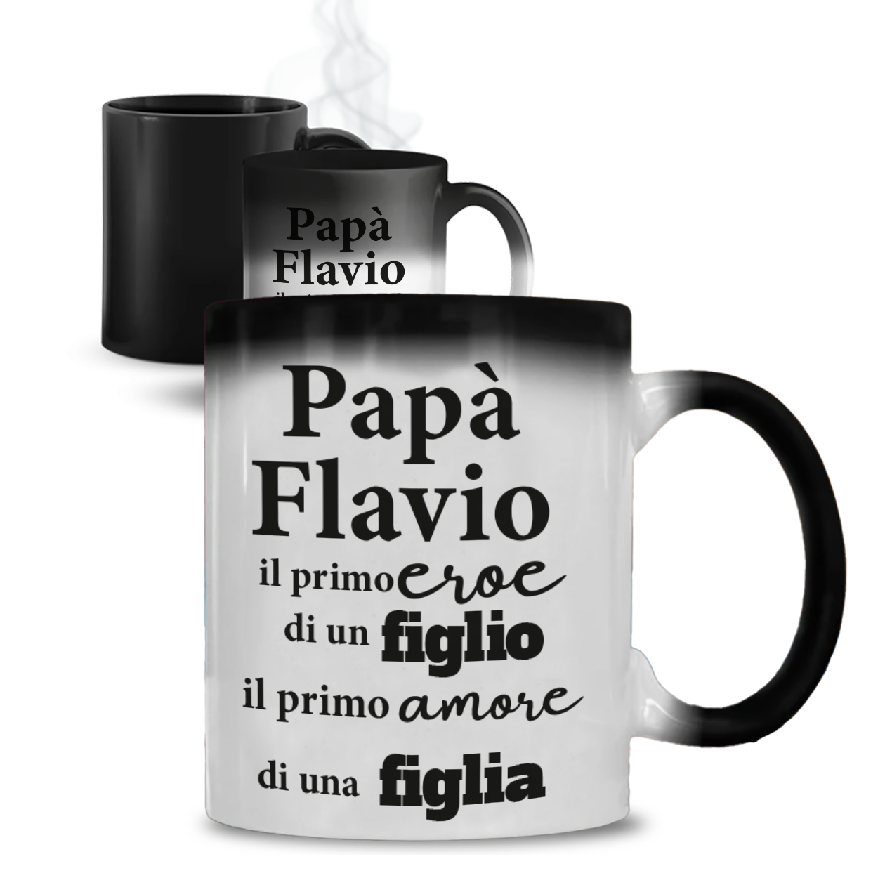 Papà il primo - Tazza Magica - personalizzata con nome
