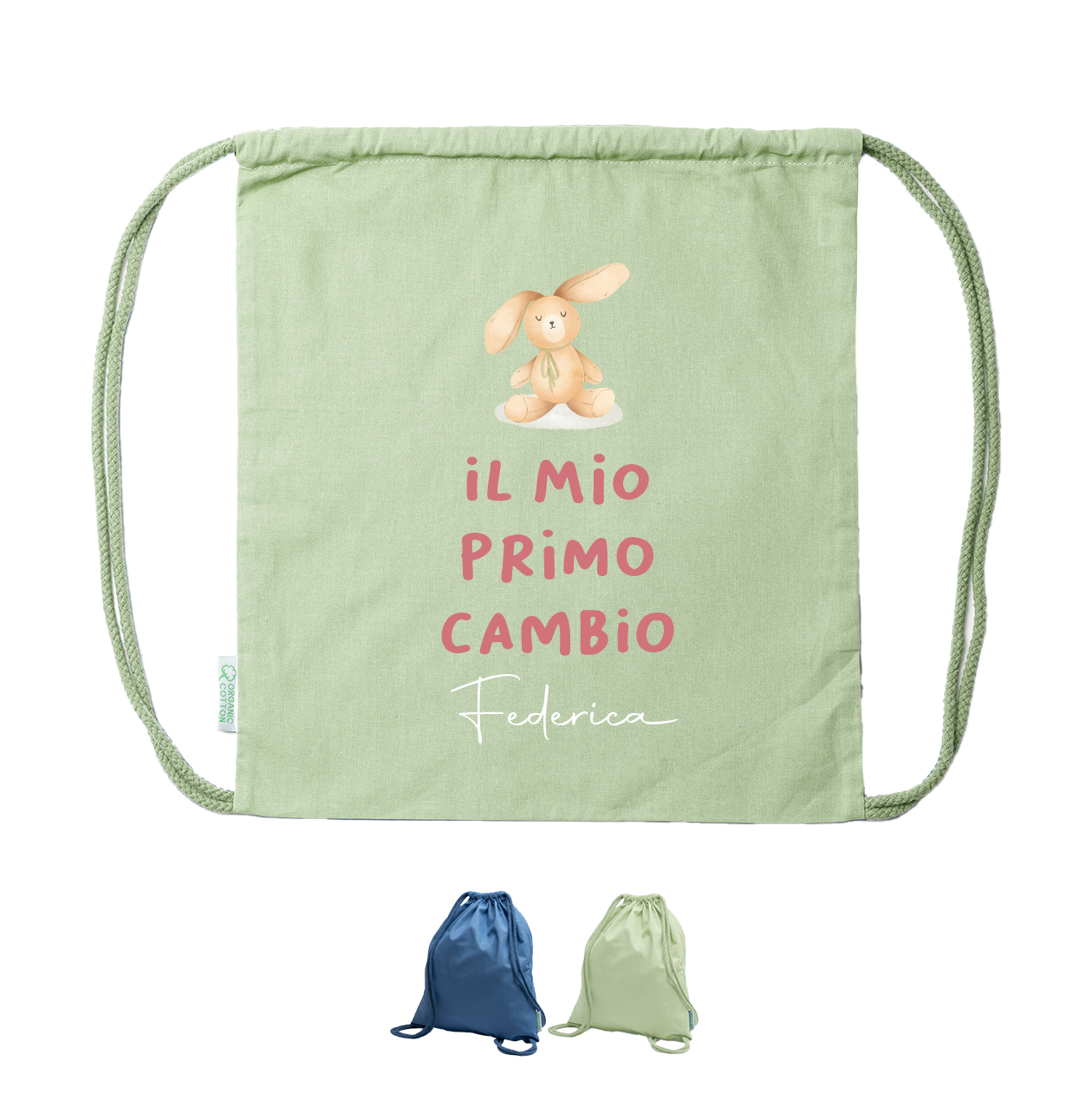 Il mio primo cambio - Sacchetto - personalizzato con nome