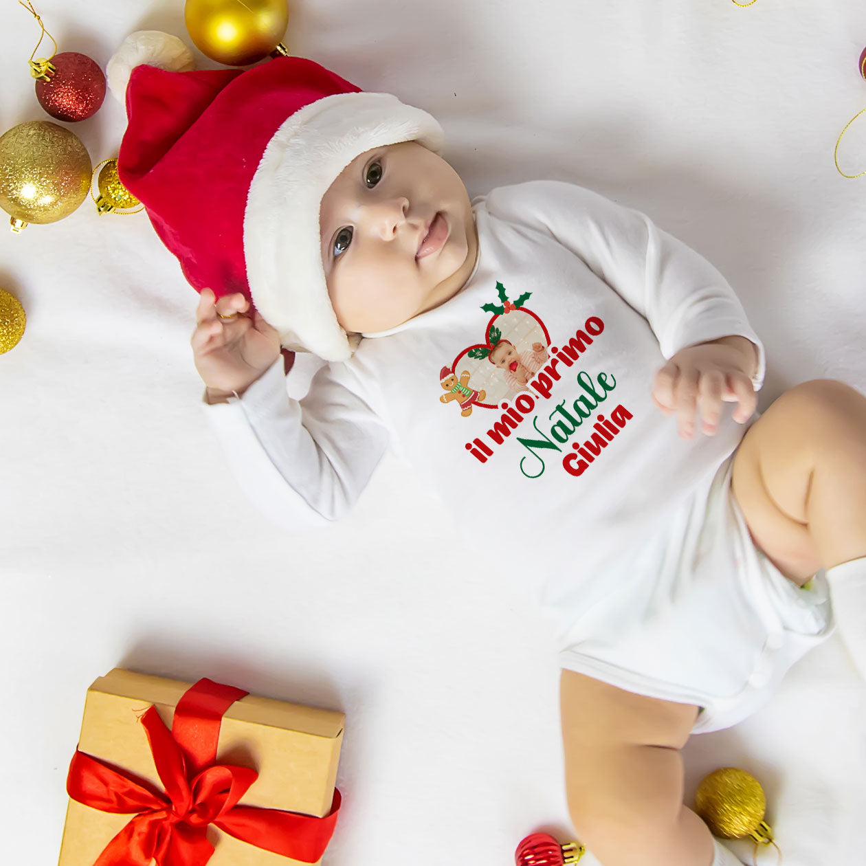 Christmas Primo Natale Neonato Abbigliamento Il Mio Primo Natale