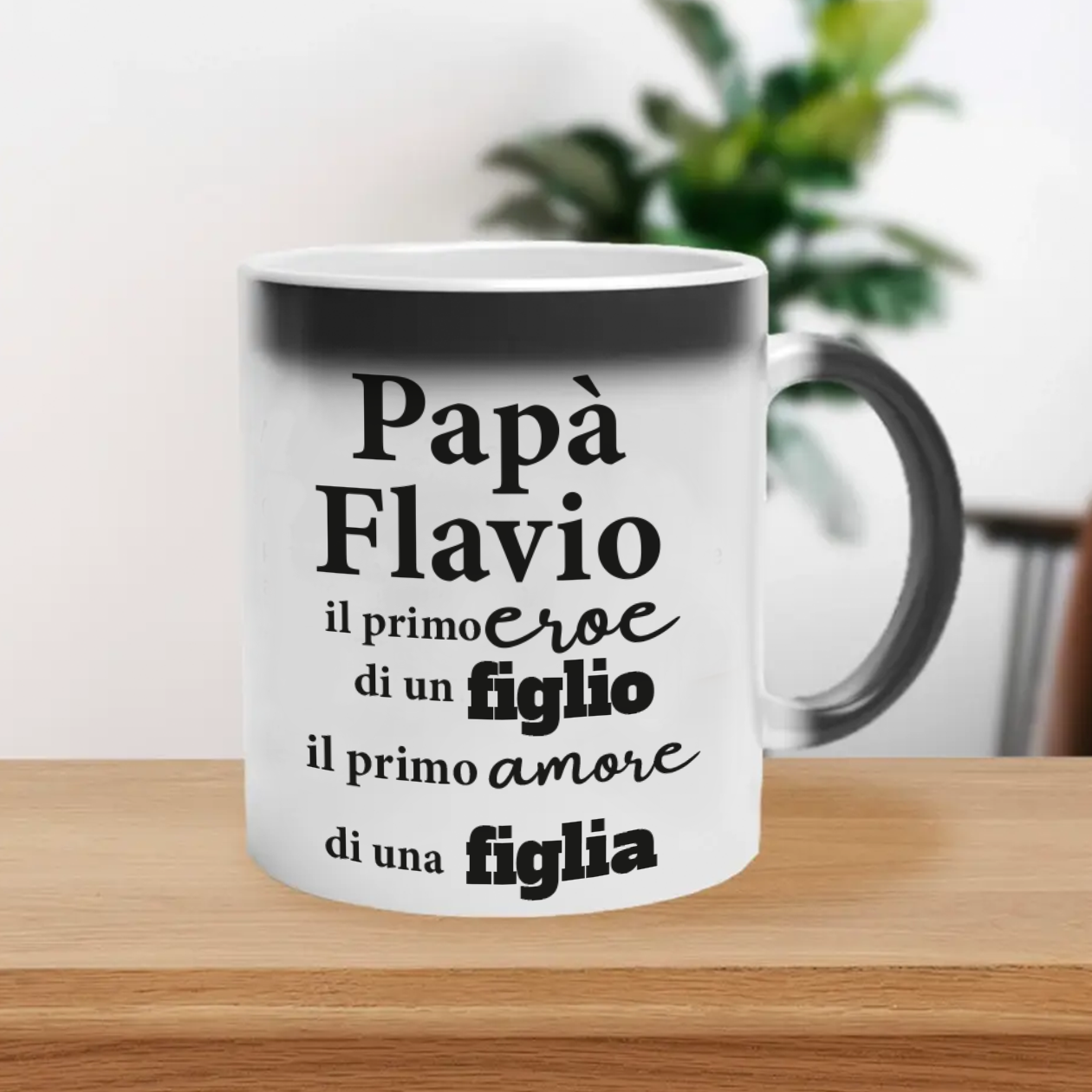 Papà il primo - Tazza Magica - personalizzata con nome