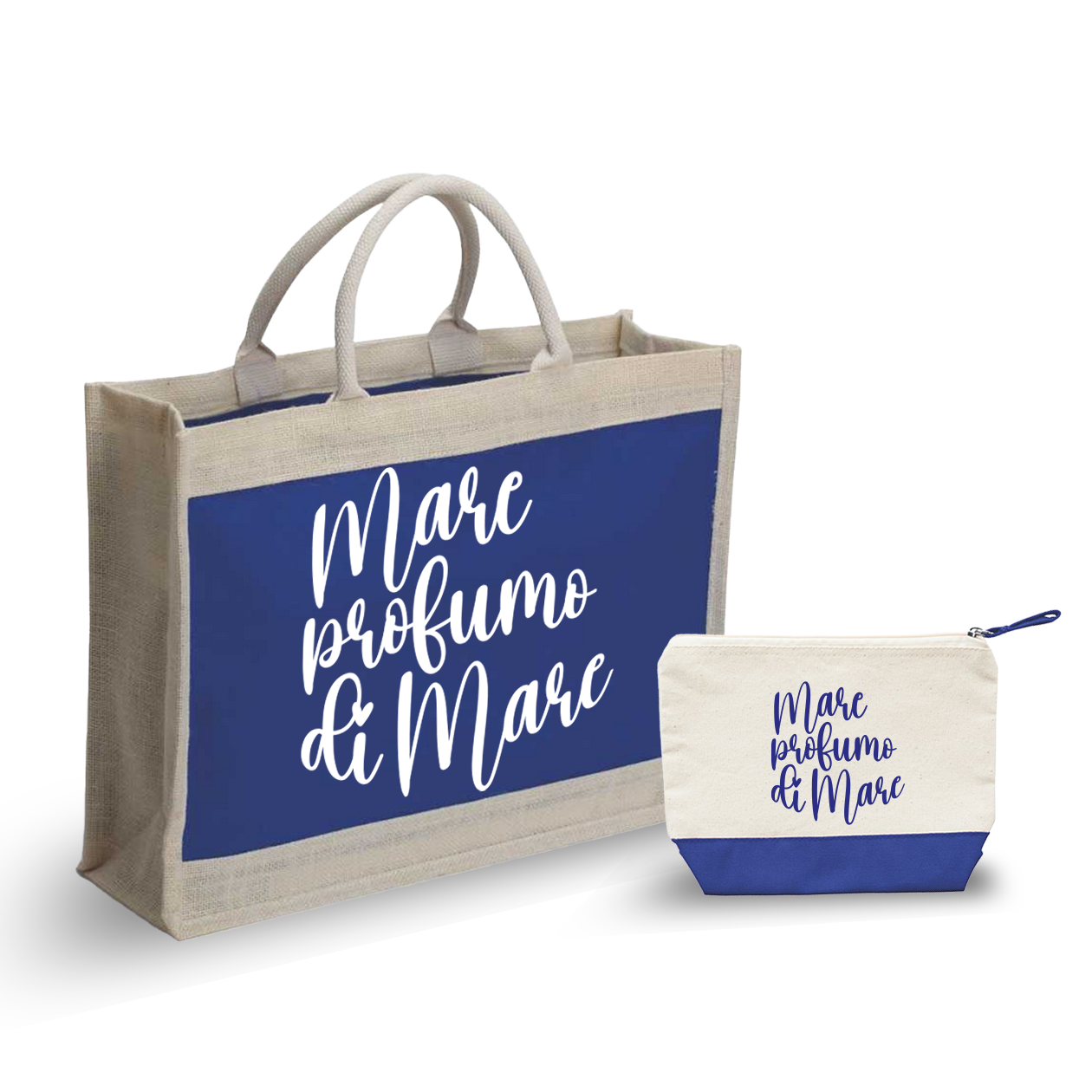 Mare profumo di mare - Combo: Borsa mare + Pochette