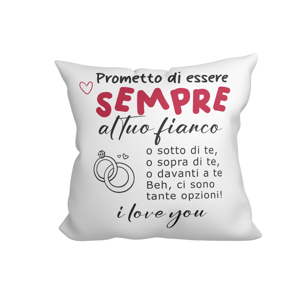 I Love you - Cuscino - idea regalo