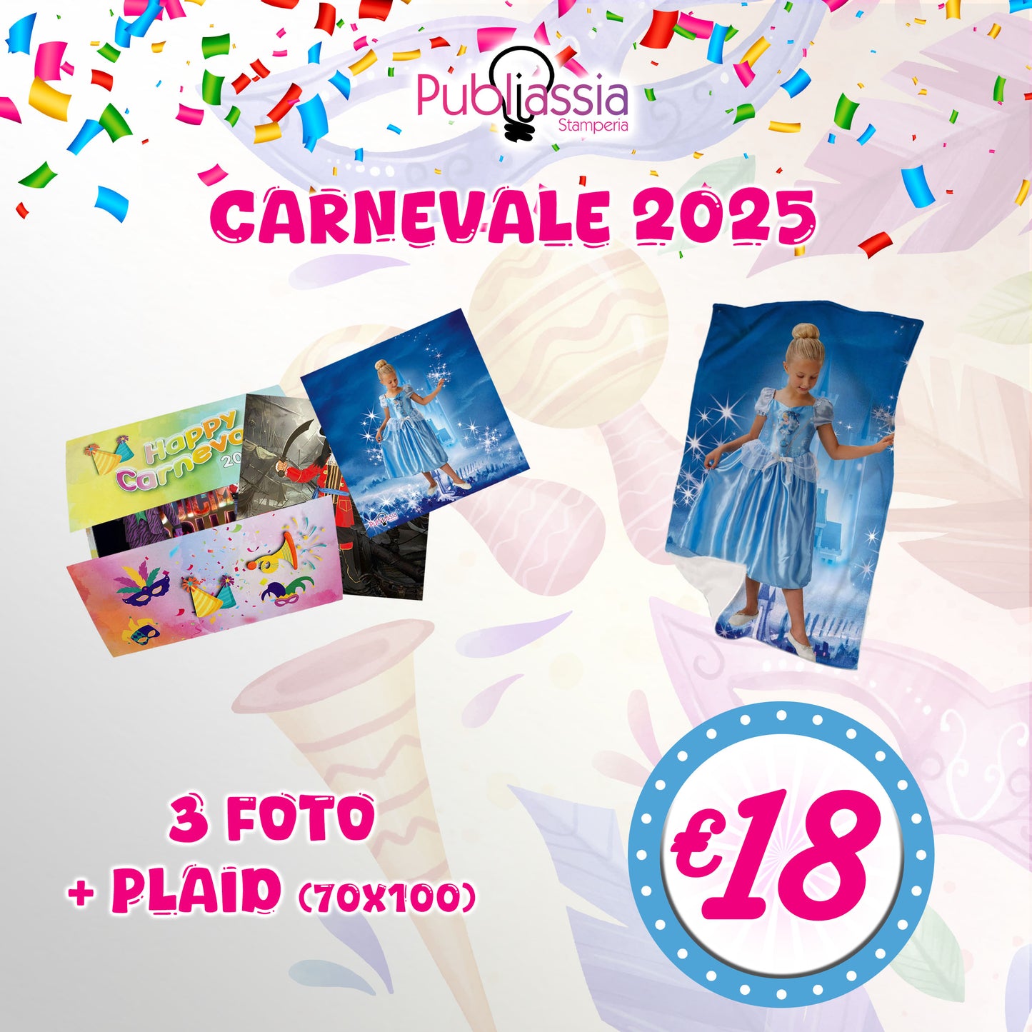 Offerta Carnevale 4 - Foto e Plaid