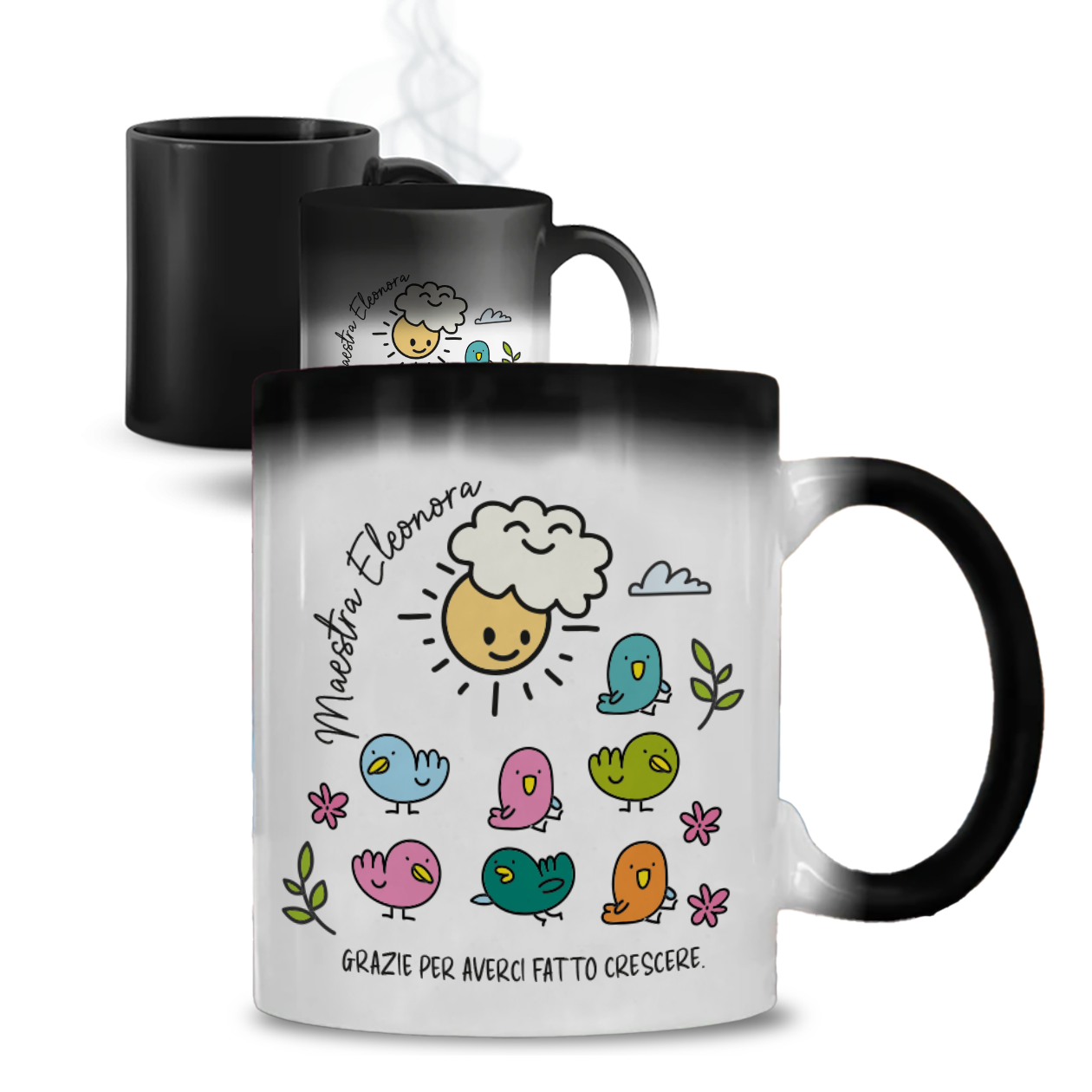 Maestra Sun - Tazza Magica - personalizzata con nome