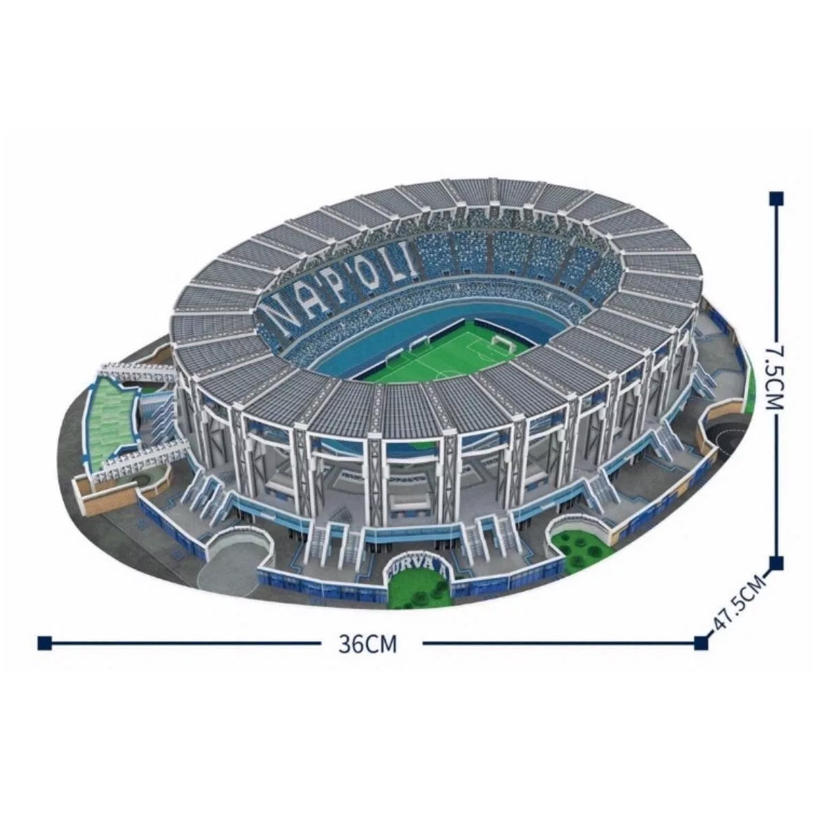 Puzzle 3D miniatura stadio
