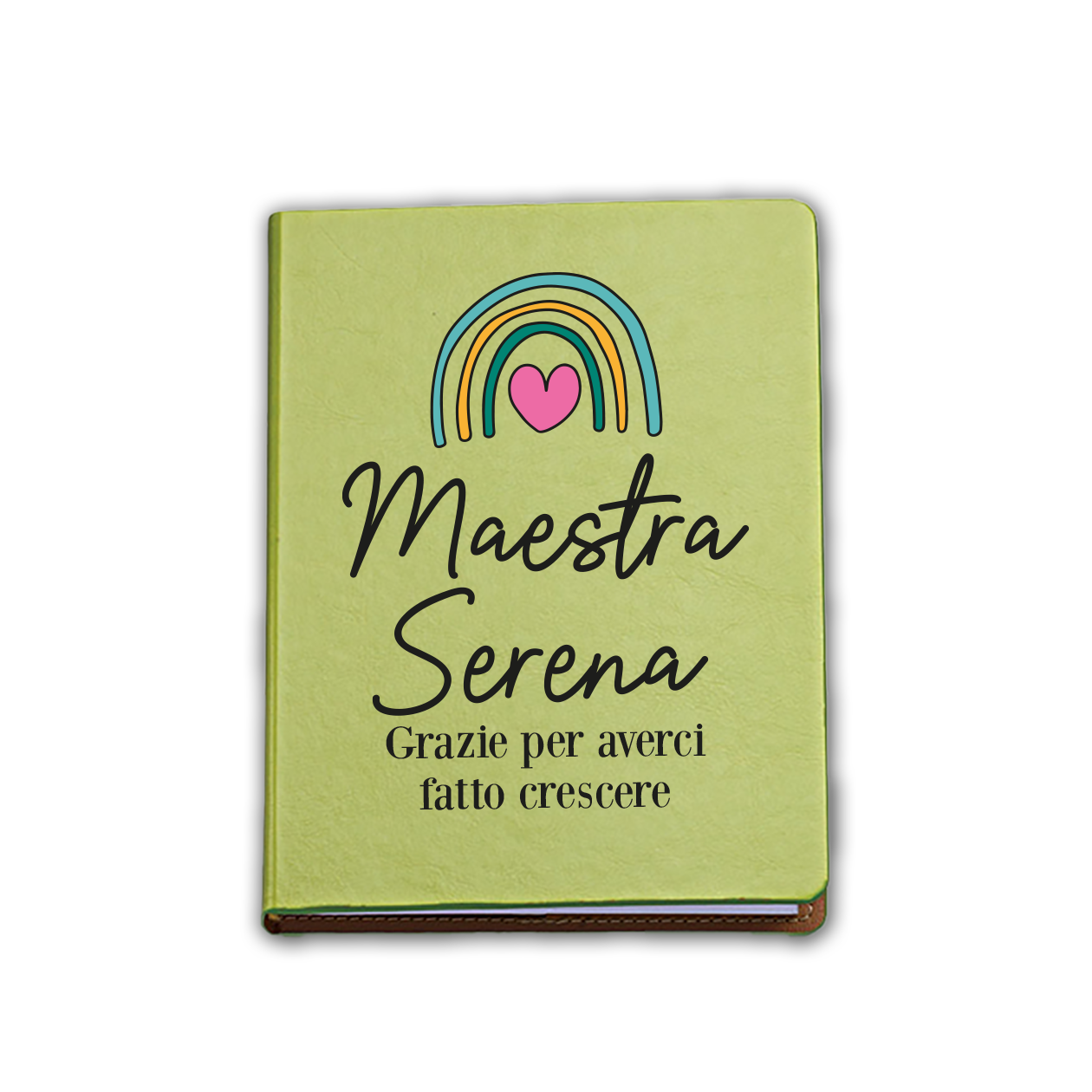 Grazie per averci fatto crescere - Block Notes personalizzato