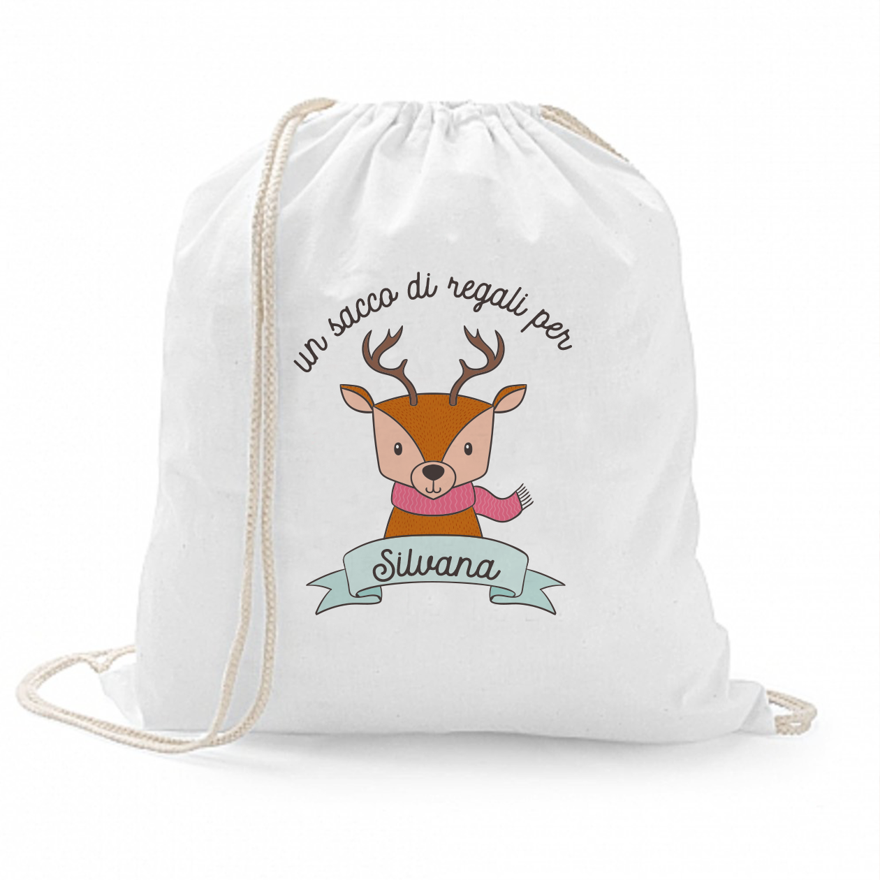 Un sacco di regali - Sacchetto personalizzato con nome