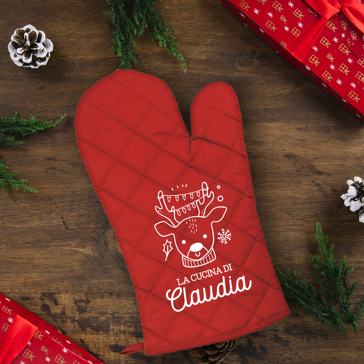 La cucina di... - Guanto da cucina - personalizzato con nome