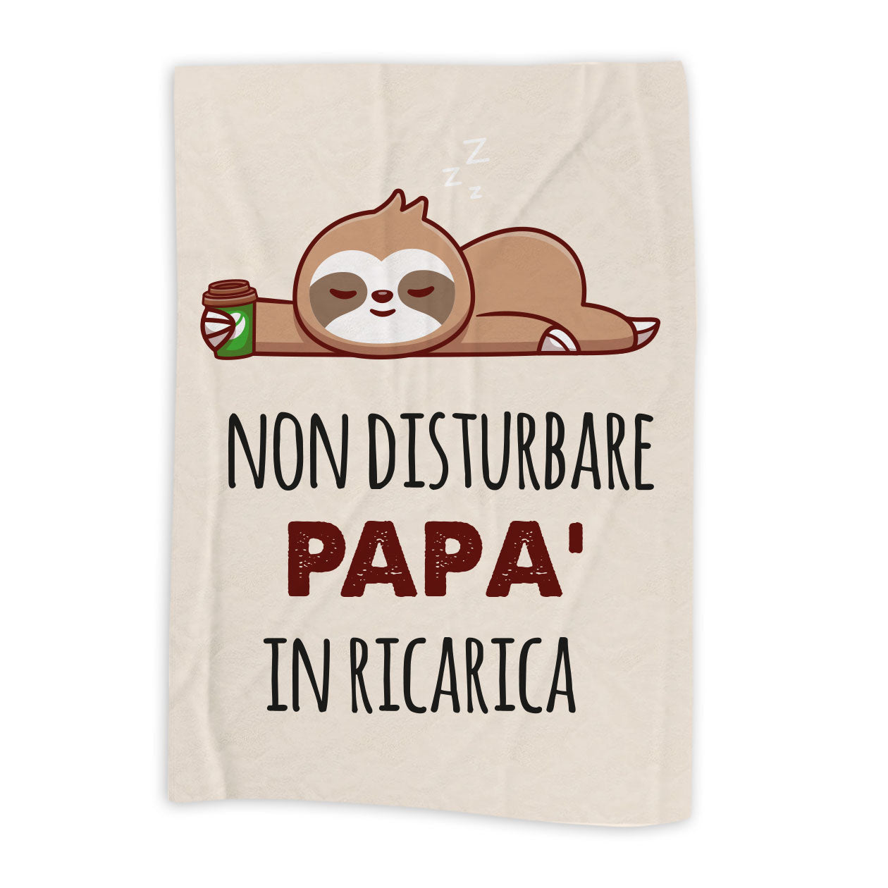 Papà in ricarica - coperta Idea Regalo Festa del Papà