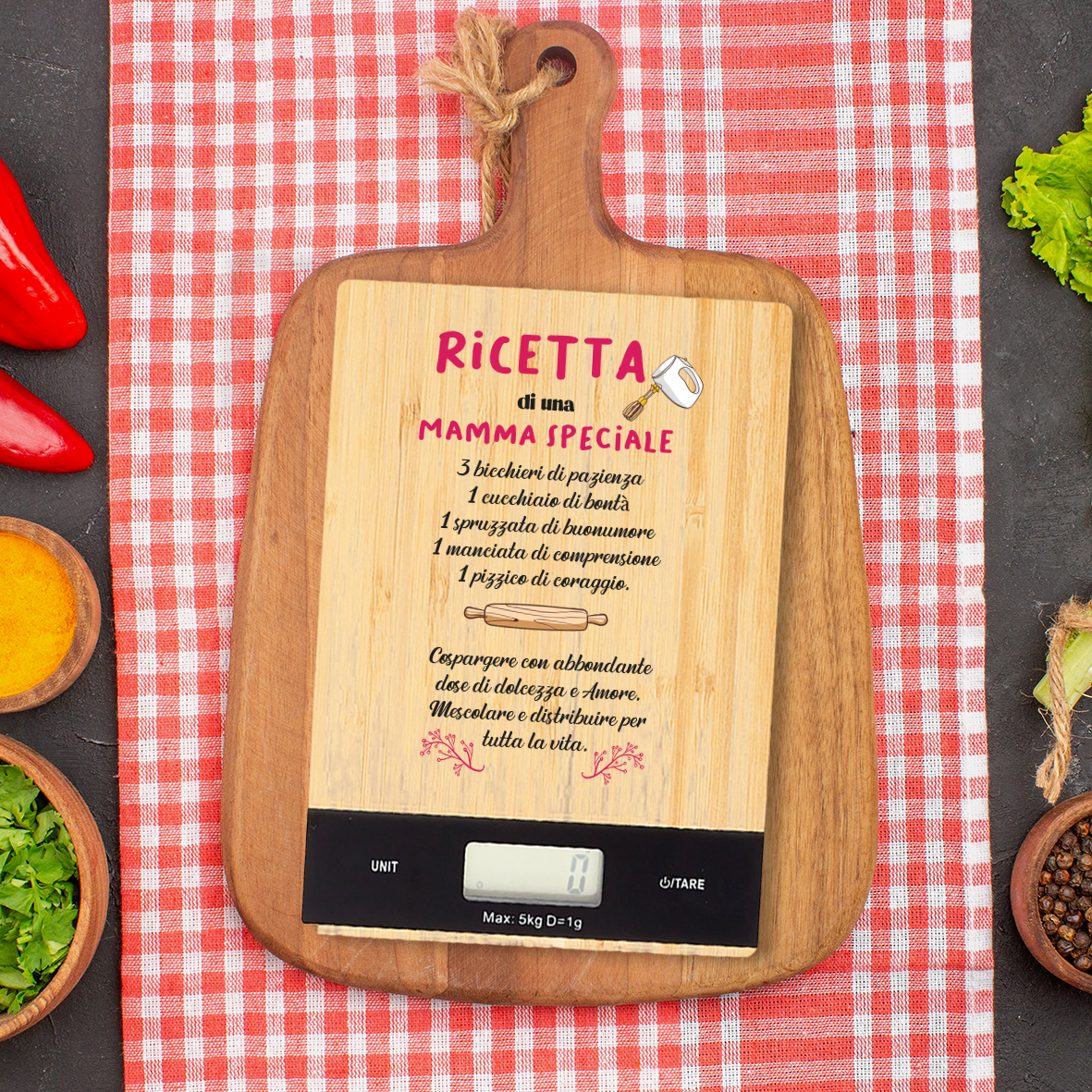 Ricetta di una mamma speciale - Bilancia Da Cucina Digitale