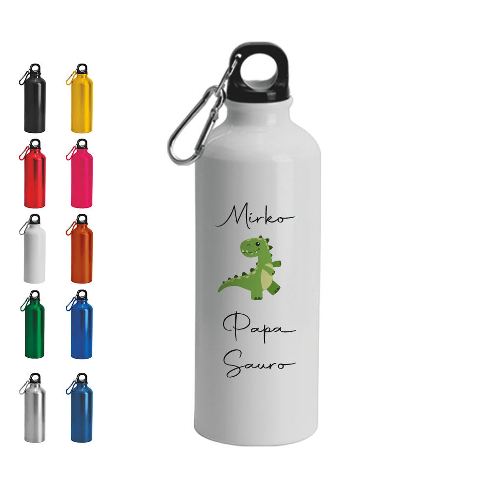 Papà sauro - Borraccia Ecosostenibile - personalizzata con nome