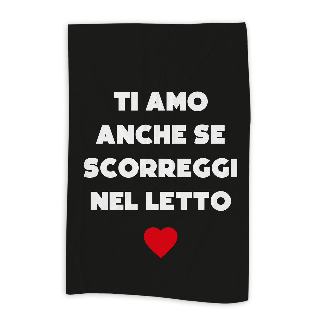 Ti amo anche se... - plaid in pile