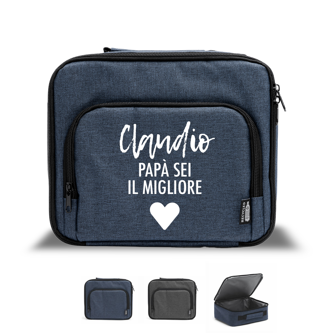 Papà sei il migliore - Borsa termica - personalizzata con nome