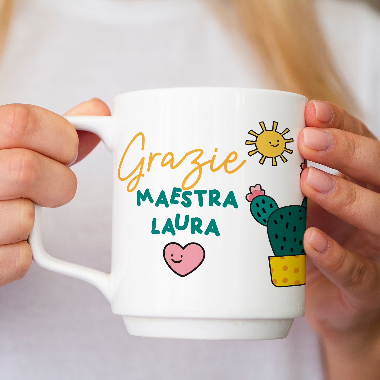 Grazie Maestra - Tazza Mug - personalizzata