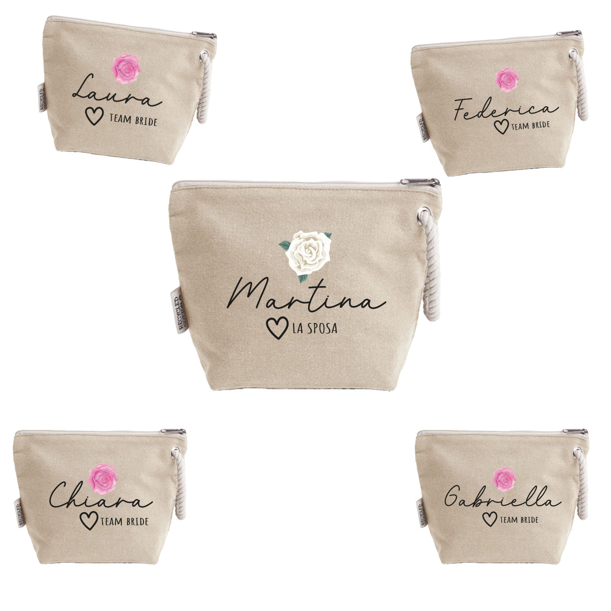 La sposa - Pochette - personalizzata con nome