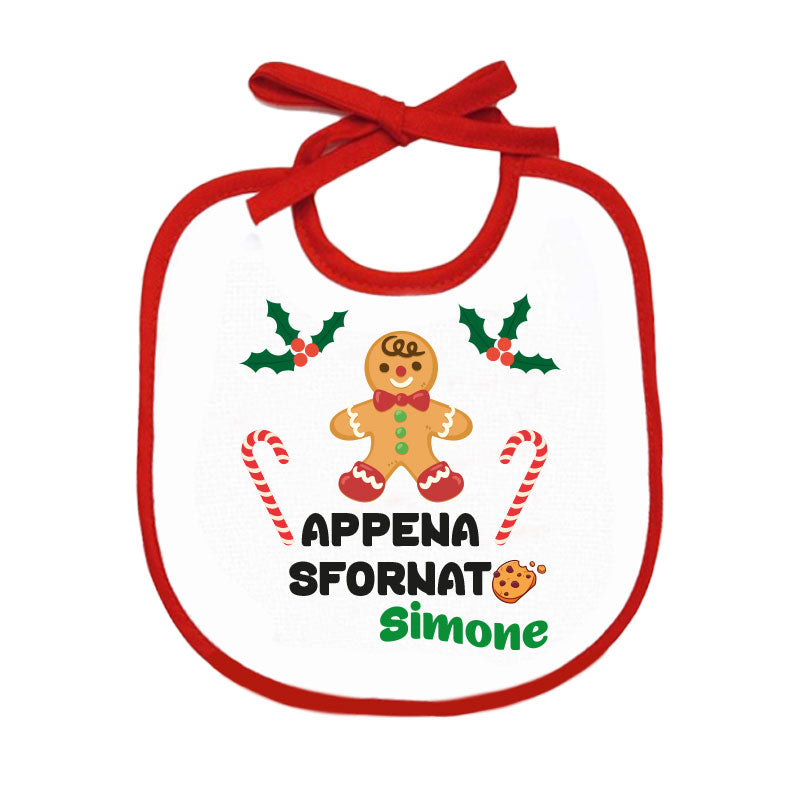 Appena sfornato - Bavetto - personalizzato con nome
