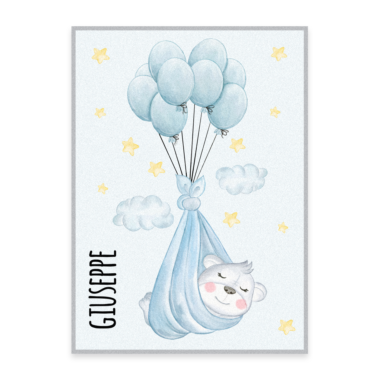 Baby - Tappeto per interni - personalizzato con nome