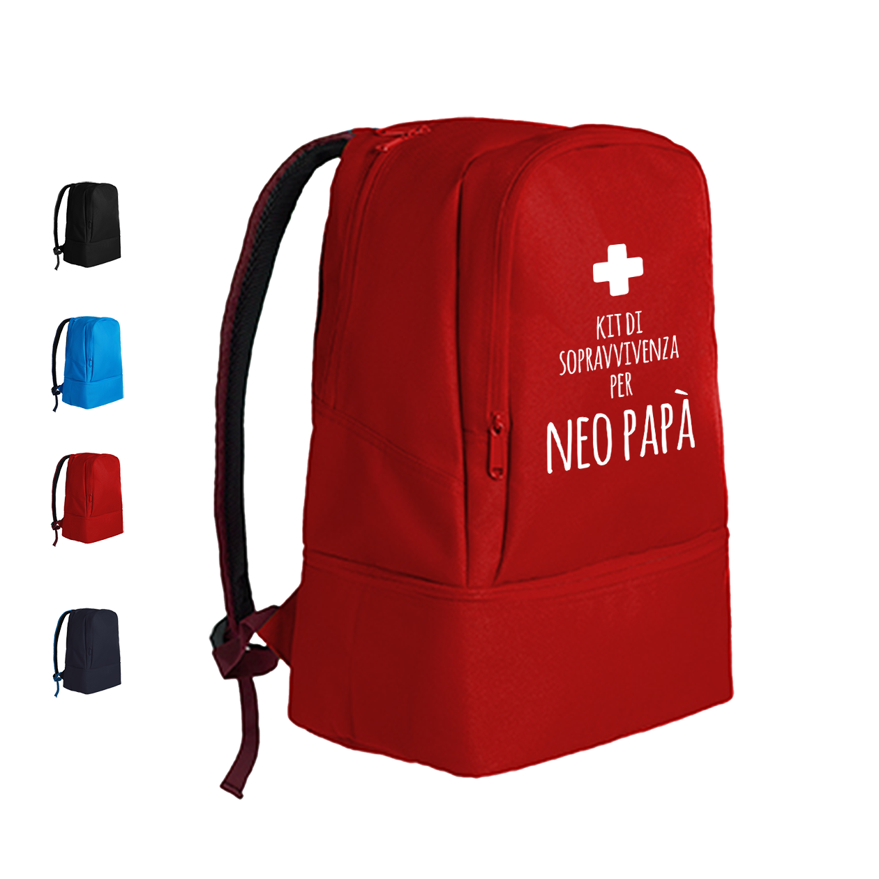 Neo papà - Zaino con scomparto sul fondo rigiro portascarpe