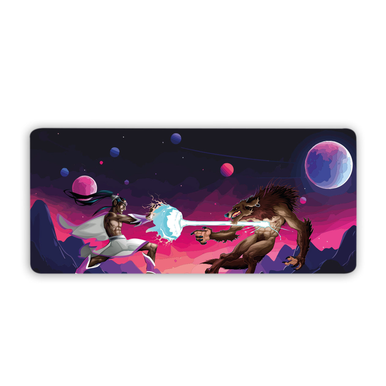 Space Fight - Tappetino per mouse da gaming